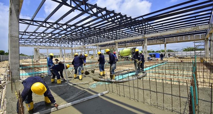 A buen ritmo avanzan obras en el Mercado Sredni en el centro de Barranquilla