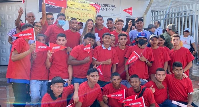 Lidys Moreno conmemoró el Día de la Juventud en el barrio Manuela Beltrán