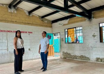 Alcaldesa de Malambo confirma que obras del comedor escolar de Mesolandia avanzan en un 80%