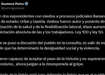 Expresidentes Uribe y Gaviria están ‘llamando al golpe de Estado’, advierte presidente Petro