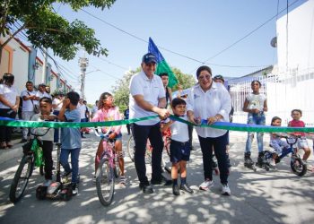 ¡Las obras no se detienen en Soledad! Alcaldesa Alcira Sandoval inauguró la calle 15 en el barrio Centro
