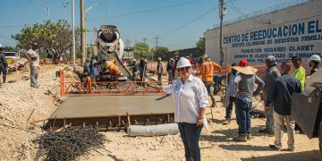 Arrancó el vaciado de concreto rígido en la Circunvalar