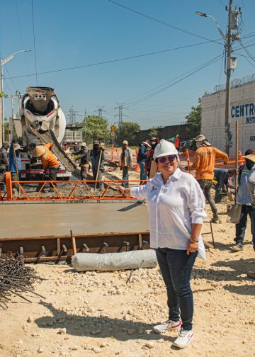 Arrancó el vaciado de concreto rígido en la Circunvalar