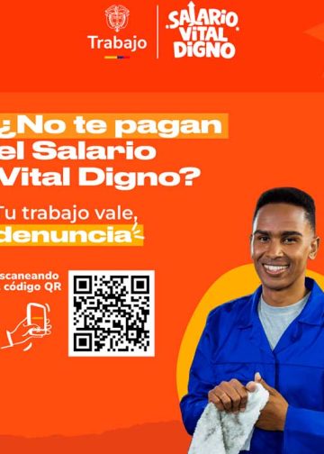 MinTrabajo habilitó código QR para denunciar incumplimientos del nuevo salario mínimo vital
