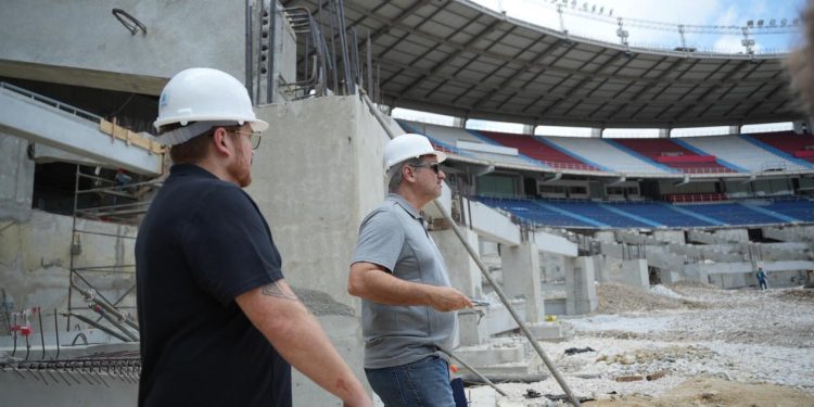 CONMEBOL sigue de cerca la transformación del Metropolitano