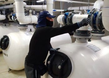 Alcaldía de Barranquilla comienza mantenimiento del  Complejo Acuático