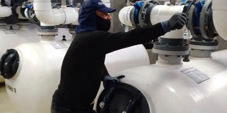 Alcaldía de Barranquilla comienza mantenimiento del  Complejo Acuático