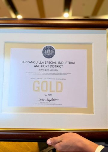 Barranquilla recibe la certificación LEED for cities Gold y se convierte en la primera ciudad sostenible de Suramérica 