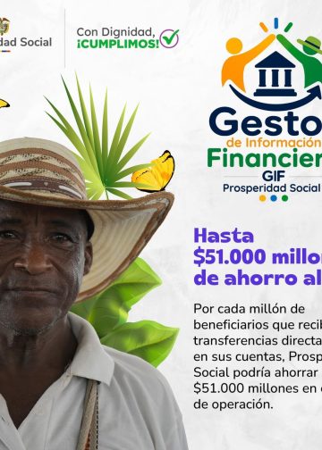 Prosperidad Social ahorrará más de $51.000 millones al año con nuevo sistema de transferencias directas